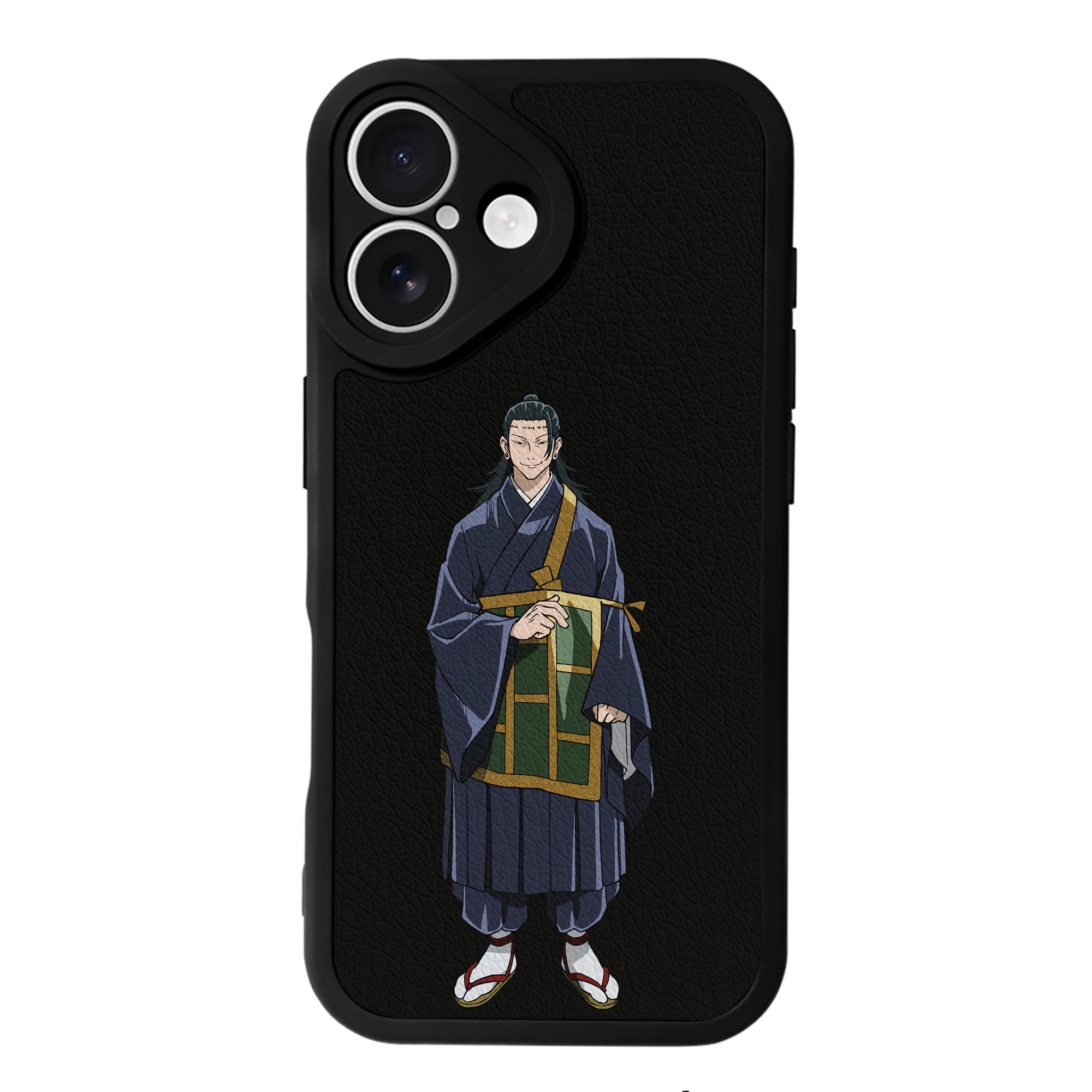 （画像用） 呪術廻戦 Jujutsu Kaisen 【iPhone 16シリーズ対応】シリコンスマホケース（レザー調） 材質：シリコン